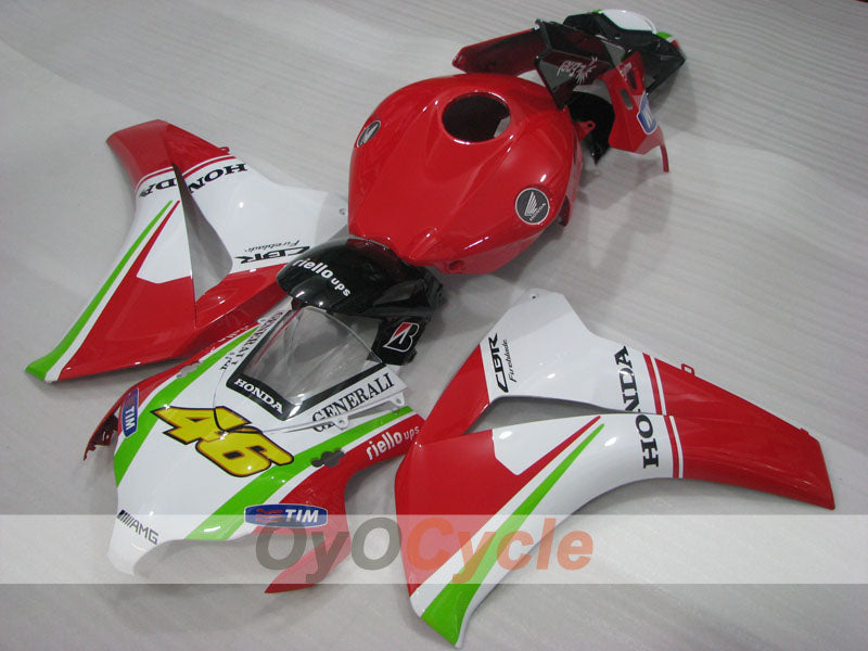Injection Fairing kit for 08-11 CBR1000RR - Red, White - Customize #OYO87905010 Main image