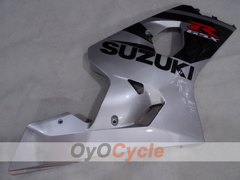 Injection Fairing kit for 04-05 GSXR600 - Black, Silver - Factory Style #OYO87905228