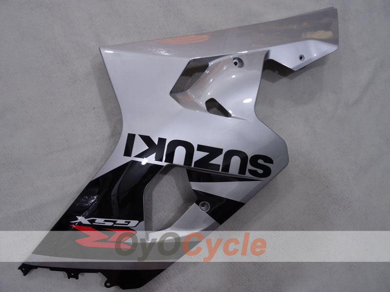 Injection Fairing kit for 04-05 GSXR600 - Black, Silver - Factory Style #OYO87905228