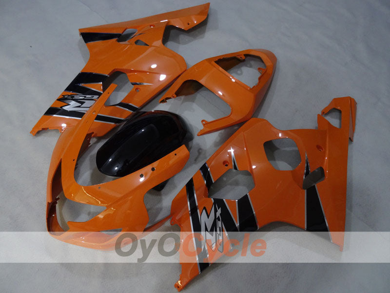 Injection Fairing kit for 04-05 GSX R750 - Black, Silver - Factory Style #OYO87905266