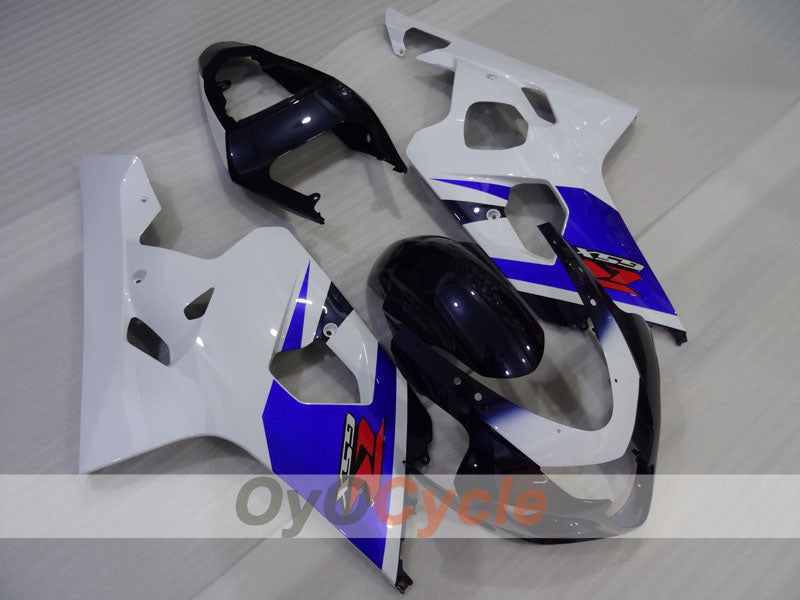 Injection Fairing kit for 04-05 GSXR600 - Blue, White, Black - Factory Style #OYO87905230 Main image