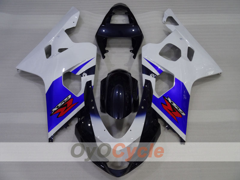 Injection Fairing kit for 04-05 GSXR600 - Blue, White, Black - Factory Style #OYO87905230
