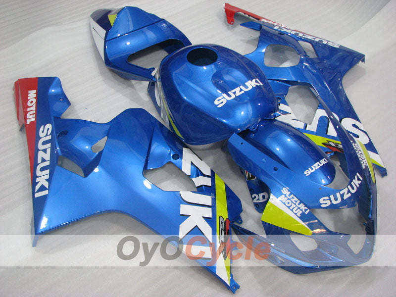 Injection Fairing kit for 04-05 GSX R750 - Blue - MOTUL #OYO87905269 Main image