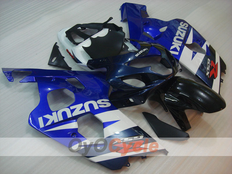 Injection Fairing kit for 04-05 GSX R750 - Blue, Black - Factory Style #OYO87905272 Main image