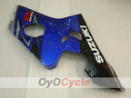 Injection Fairing kit for 04-05 GSX R750 - Blue, Black - Factory Style #OYO87905273