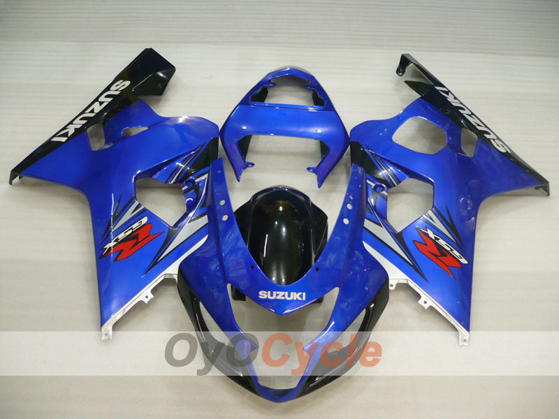 Injection Fairing kit for 04-05 GSX R750 - Blue, Black - Factory Style #OYO87905273