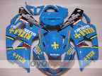 Injection Fairing kit for 04-05 GSXR600 - Blue, Black - Rizla+ #OYO87905237