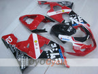 Injection Fairing kit for 04-05 GSXR600 - Red, Black - RK #OYO87905240