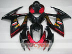 Injection Fairing kit for 06-07 GSX R750 - Red, Black - Factory Style #OYO87905339