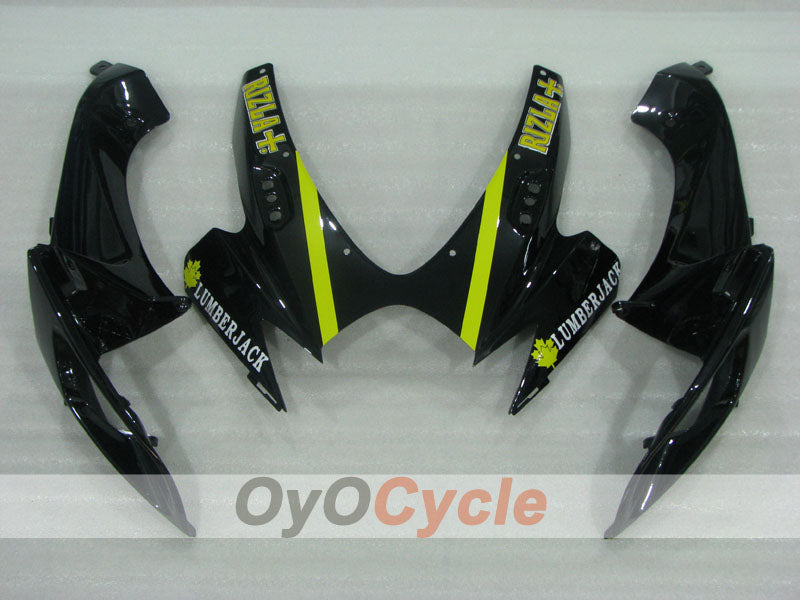 Injection Fairing kit for 06-07 GSX R600 - Yellow, Black - Rizla+ #OYO87905303