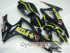 Injection Fairing kit for 06-07 GSX R750 - Yellow, Black - Rizla+ #OYO87905340