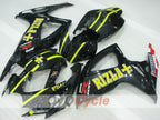 Injection Fairing kit for 06-07 GSX R600 - Yellow, Black - Rizla+ #OYO87905303