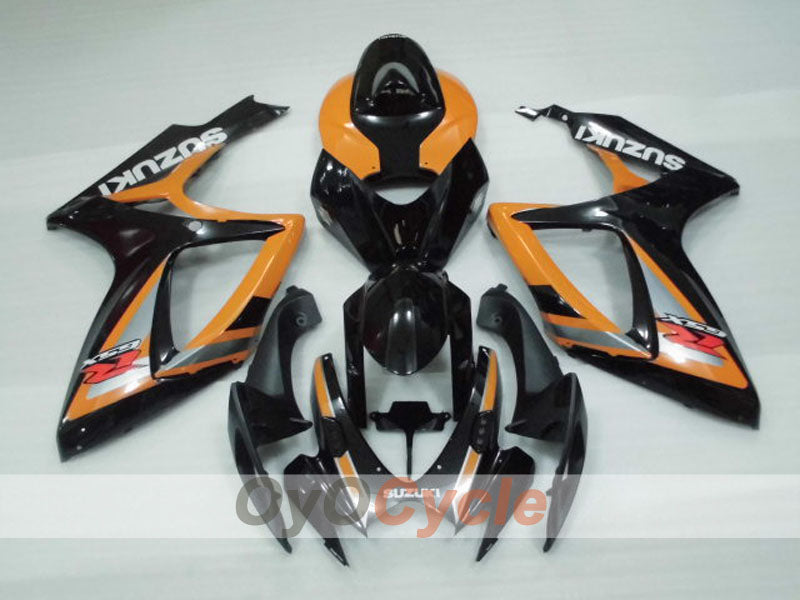 Injection Fairing kit for 06-07 GSX R600 - Orange, Black - Factory Style #OYO87905307 Secondary image