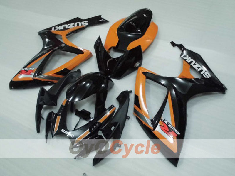 Injection Fairing kit for 06-07 GSX R750 - Orange, Black - Factory Style #OYO87905344