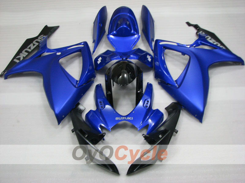 Injection Fairing kit for 06-07 GSX R750 - Blue, Black - Factory Style #OYO87905346