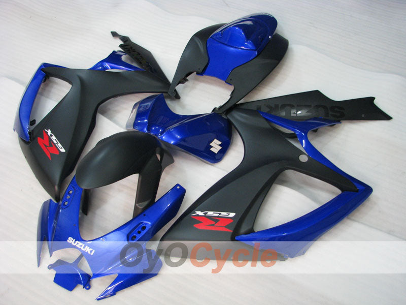 Injection Fairing kit for 06-07 GSX R750 - Blue, Black - Factory Style #OYO87905348