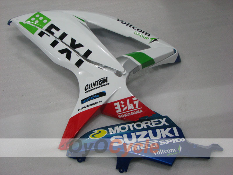 Injection Fairing kit for 08-10 GSX R600 - Blue, White - FIXI #OYO87905379