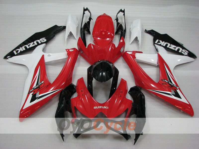 Injection Fairing kit for 08-10 GSX R750 - Red, White, Black - Factory Style #OYO87905425