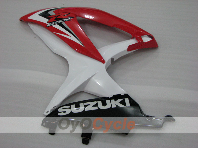 Injection Fairing kit for 08-10 GSX R600 - Red, White - Factory Style #OYO87905382