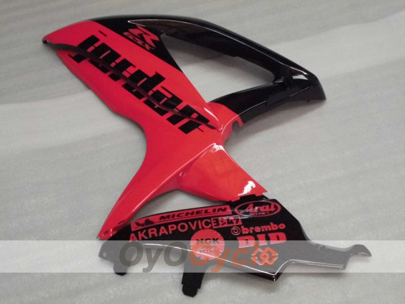 Injection Fairing kit for 08-10 GSX R600 - Black, Pink - Jordan #OYO87905383