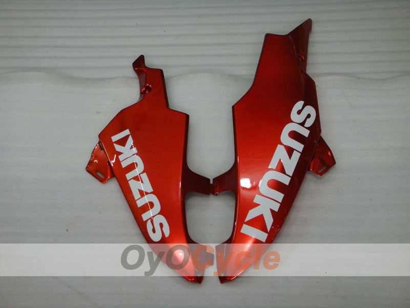 Injection Fairing kit for 08-10 GSX R750 - Red, Black - Flame #OYO87905428