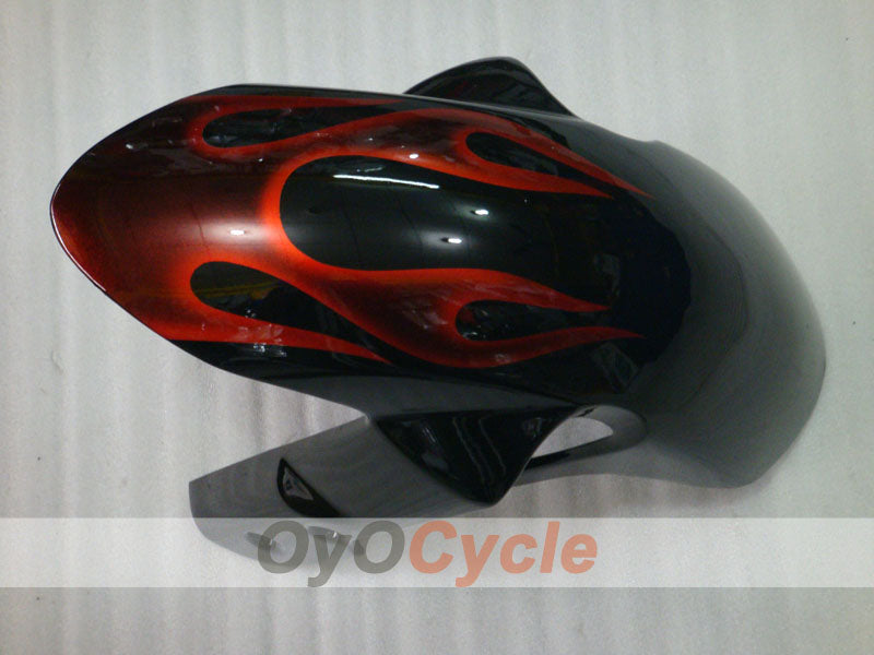 Injection Fairing kit for 08-10 GSX R600 - Black - Flame #OYO87905385