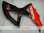 Injection Fairing kit for 08-10 GSX R750 - Red, Black - Flame #OYO87905428
