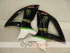 Injection Fairing kit for 08-10 GSX R750 - White, Black - Monster #OYO87905431