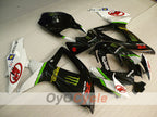 Injection Fairing kit for 08-10 GSX R750 - White, Black - Monster #OYO87905431