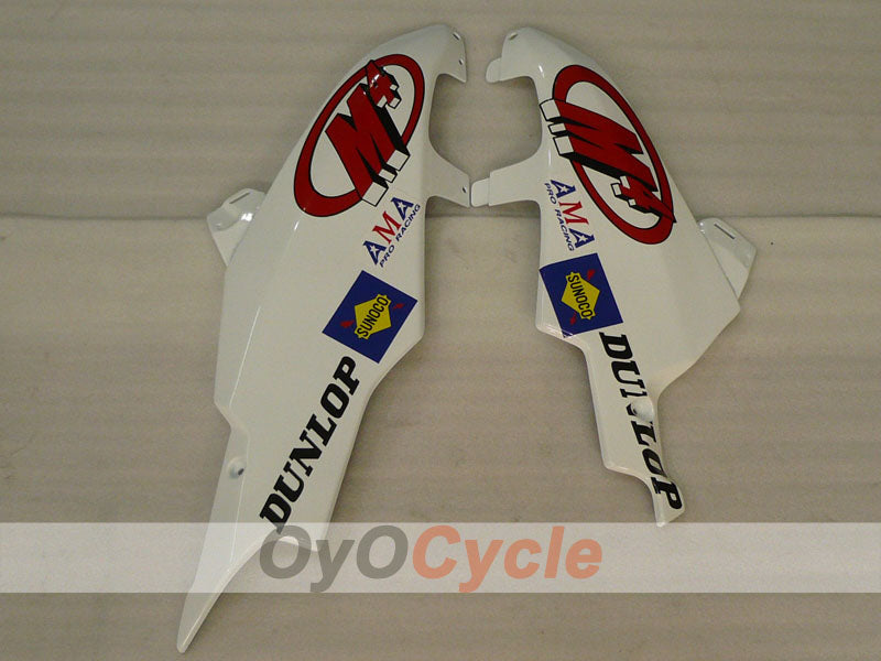 Injection Fairing kit for 08-10 GSX R750 - White, Black - Monster #OYO87905431