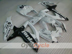 Injection Fairing kit for 08-10 GSX R750 - White, Black - Jordan #OYO87905433