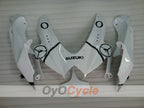 Injection Fairing kit for 08-10 GSX R750 - White, Black - Jordan #OYO87905433