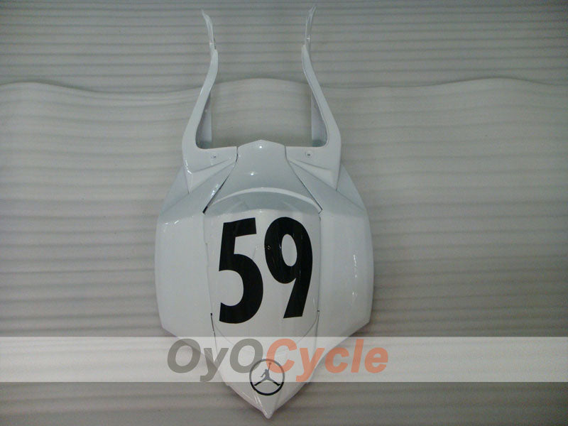 Injection Fairing kit for 08-10 GSX R750 - White, Black - Jordan #OYO87905433