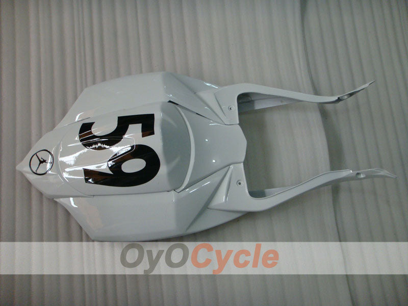 Injection Fairing kit for 08-10 GSX R750 - White, Black - Jordan #OYO87905433
