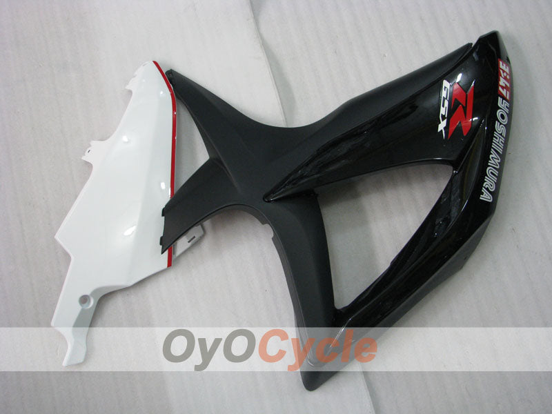 Injection Fairing kit for 08-10 GSX R600 - White, Black - YOSHIMURA #OYO87905392