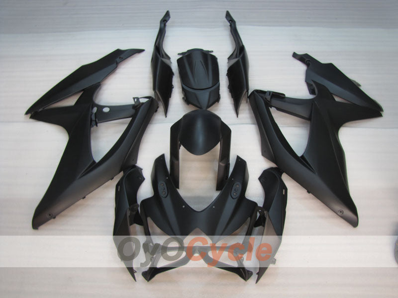 Injection Fairing kit for 08-10 GSX R750 - Black, Matte - No sticker / decal, Factory Style #OYO87905436