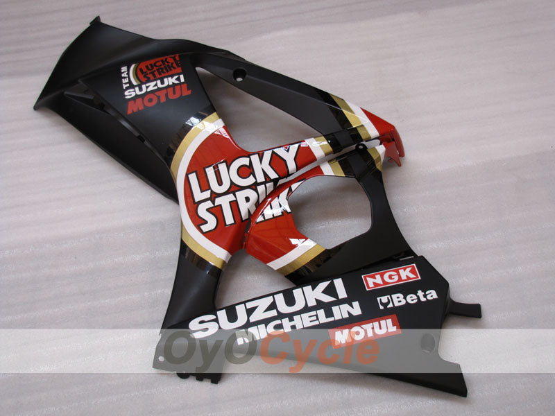 Injection Fairing kit for 07-08 GSX R1000 - Red, Black - Lucky Strike #OYO87905519