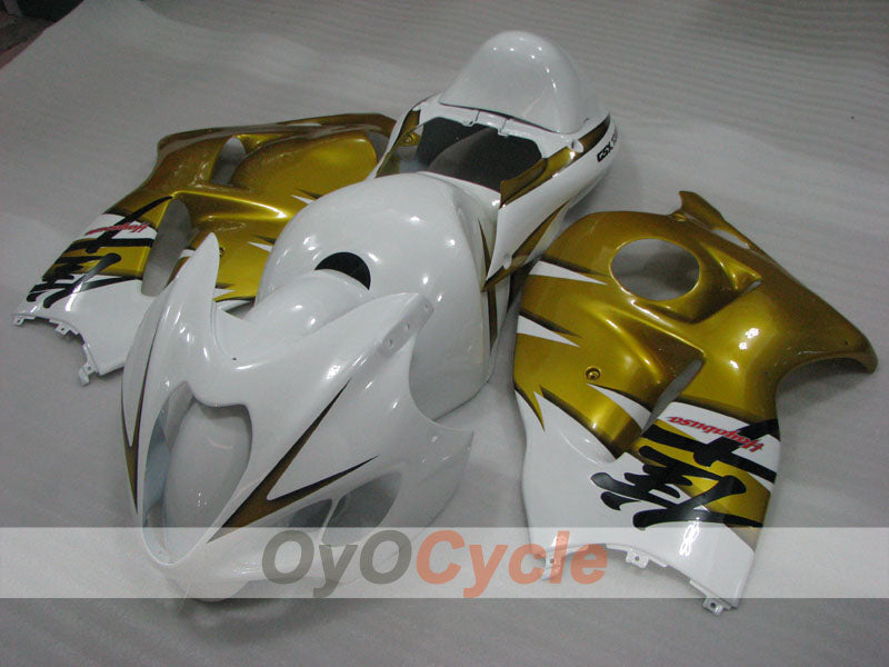 Injection Fairing kit for 99-07 GSXR1300 Hayabusa - White, Gold - Factory Style #OYO87905599 Secondary image