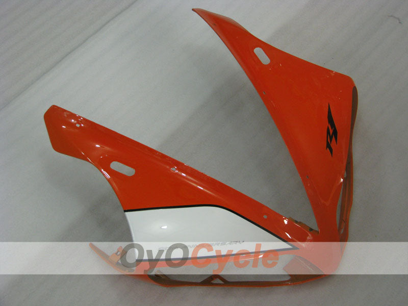 Injection Fairing kit for 04-06 YZF-R1 - Orange, White, Black - MOTUL #OYO87905641