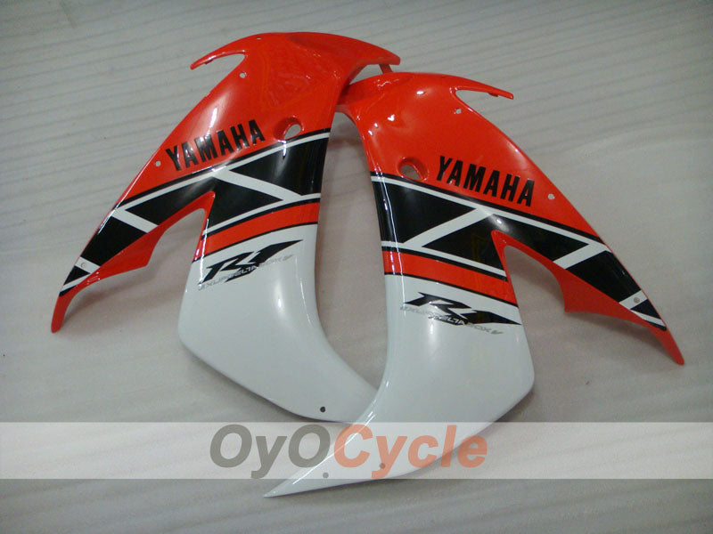 Injection Fairing kit for 04-06 YZF-R1 - Orange, White, Black - MOTUL #OYO87905643
