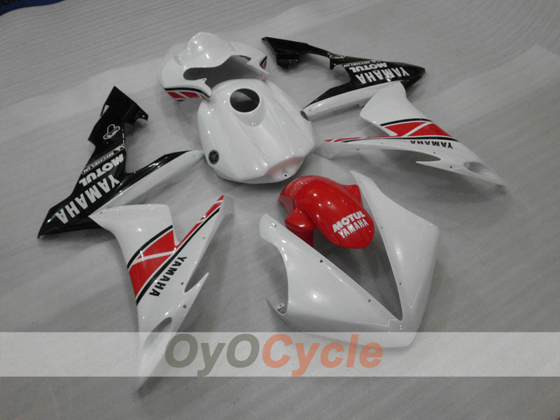 Injection Fairing kit for 04-06 YZF-R1 - Orange, White, Black - MOTUL #OYO87905646