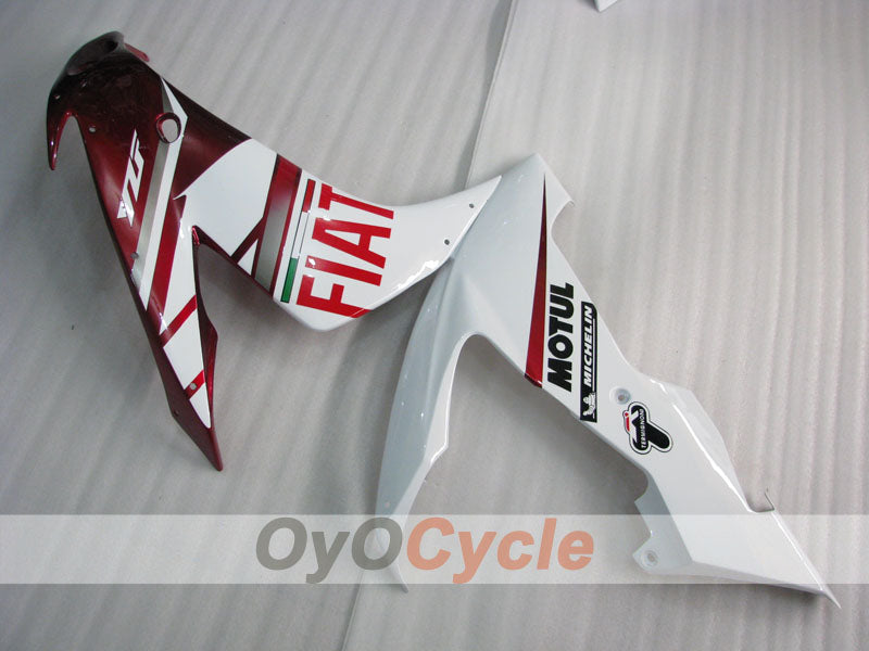 Injection Fairing kit for 04-06 YZF-R1 - Red, White - FIAT #OYO87905651