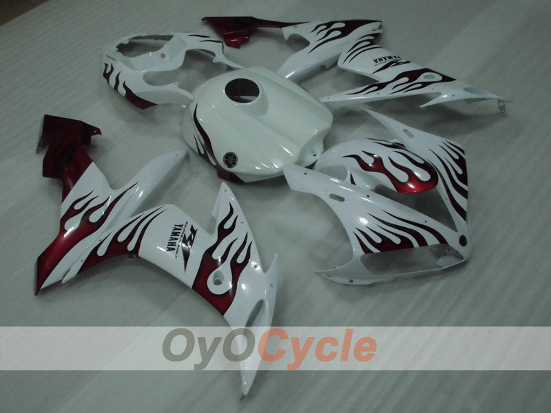 Injection Fairing kit for 04-06 YZF-R1 - Red, White - Customize #OYO87905656
