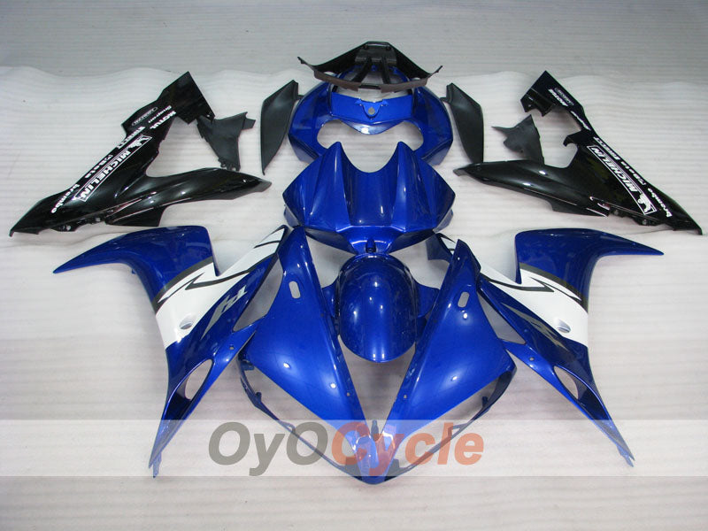 Injection Fairing kit for 04-06 YZF-R1 - Blue, White, Black - MOTUL #OYO87905659