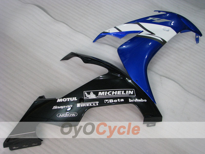 Injection Fairing kit for 04-06 YZF-R1 - Blue, White, Black - MOTUL #OYO87905659