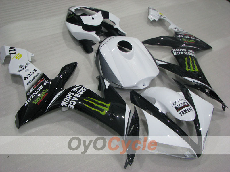 Injection Fairing kit for 04-06 YZF-R1 - White, Black - Monster #OYO87905665 Main image