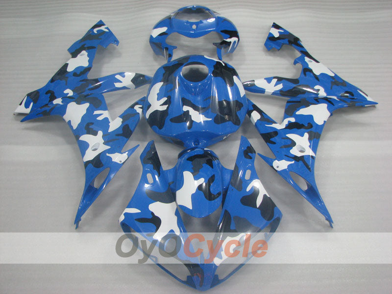 Injection Fairing kit for 04-06 YZF-R1 - Blue, White, Black - Customize #OYO87905669