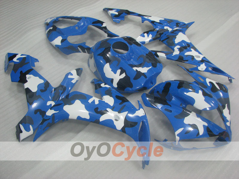 Injection Fairing kit for 04-06 YZF-R1 - Blue, White, Black - Customize #OYO87905669