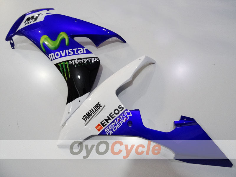 Injection Fairing kit for 04-06 YZF-R1 - Blue, White, Black - Monster #OYO87905670