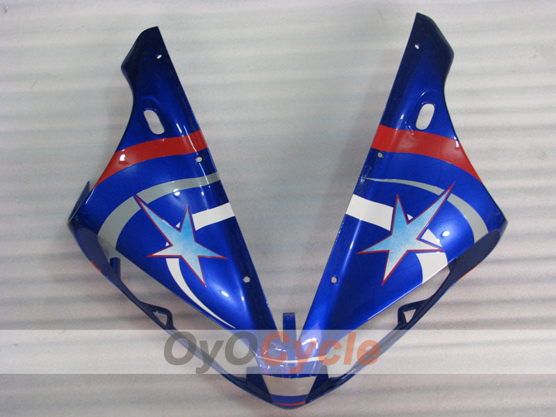 Injection Fairing kit for 04-06 YZF-R1 - Blue, White - FIAT, MOTUL #OYO87905671